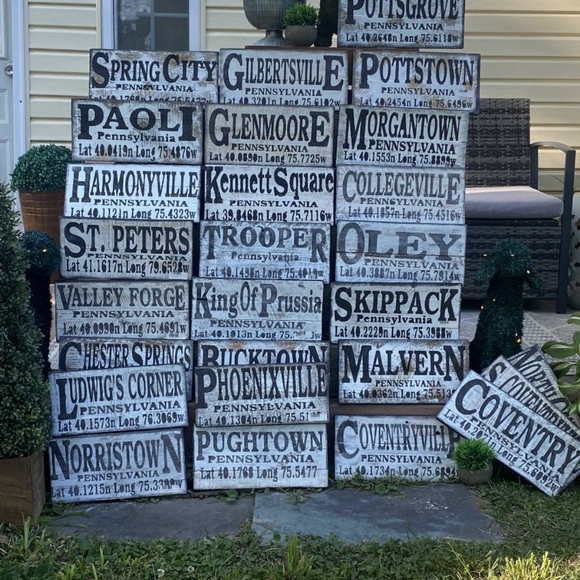 LIMERICK, PA RUSTIC WOOD TOWN SIGN - Picture 4 of 4